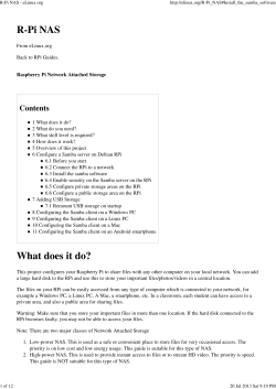 Installing Samba program