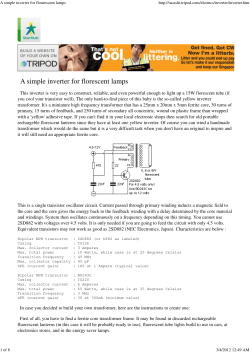 A simple inverter for flourescent lamps.pdf