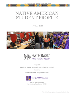 Native American Student Profile