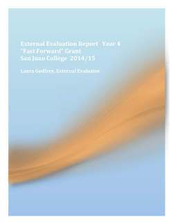 External Evaluation Year Four