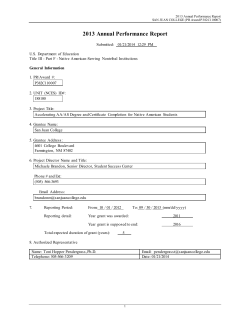 Annual Report Year Two