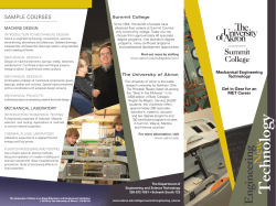Download the Mechanical Engineering Technology brochure