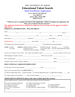 Adult Application