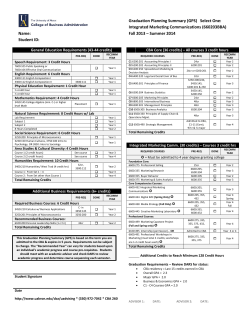 Integrated Marketing Communication GPS