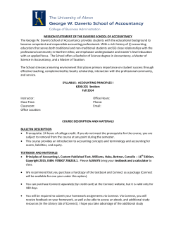 Accounting Principles I