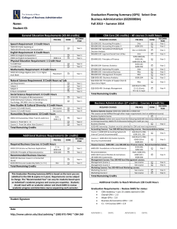 Business Administration GPS