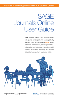 Sage Journals