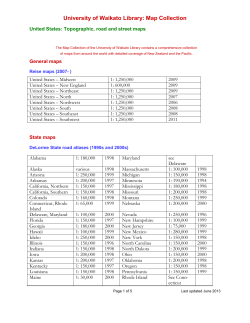 USA general, state and city
