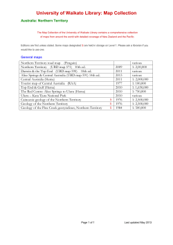 Northern Territory and Darwin