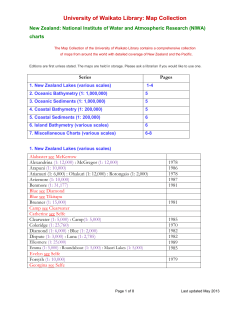 NIWA charts