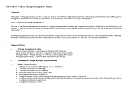 Change Management Process