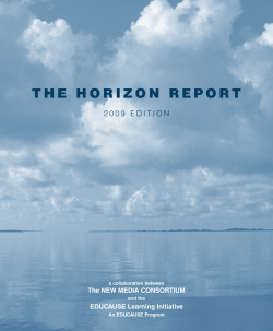Download the 2009 Horizon Report