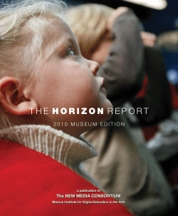 Download the 2010 Horizon Report: Museum Edition