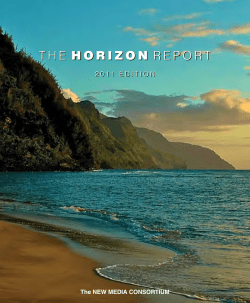 Download the 2011 Horizon Report: Higher-Ed Edition