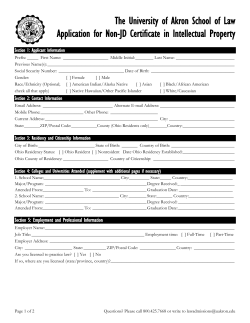 application form