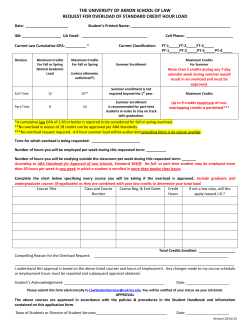 Overload Request Form