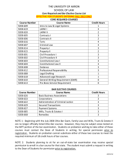 For students admitted Fall 2013