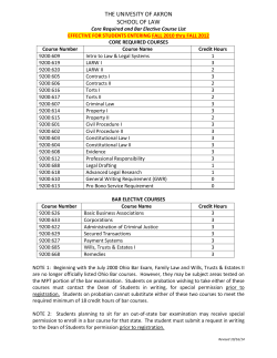 For students admitted Fall 2010 - Fall 2012