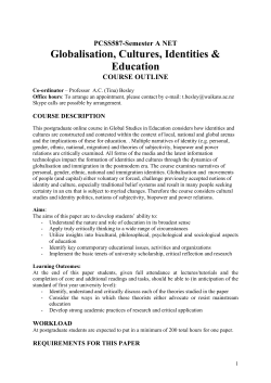 PCSS587-Semester A NET Course outline