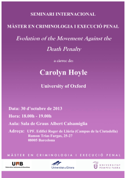 Cartell del seminari