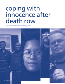 Coping with innocence after death row