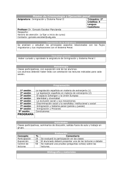 Inmigraci n y Sistema penal II