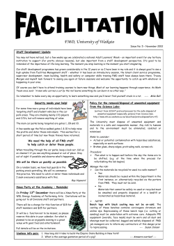 Facilitation Issue no 5 - November 2002