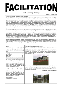 Facilitation Issue no 8 - February 2003