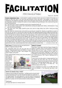 Facilitation Issue no 10 - April 2003