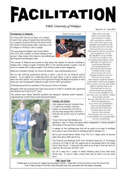 Facilitation Issue no 12 - June 2003