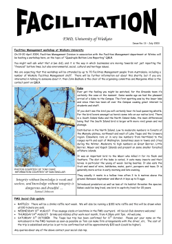 Facilitation Issue no 13 - July 2003