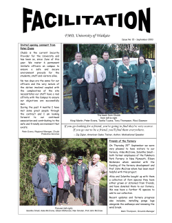 Facilitation Issue no 15 - September 2003
