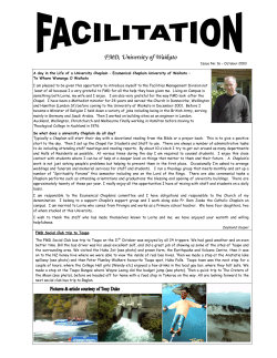 Facilitation Issue no 16 - October 2003