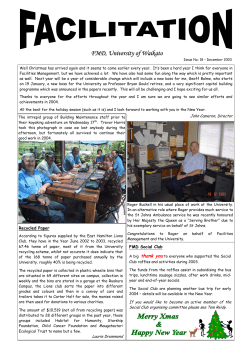 Facilitation Issue no 18 - December 2003