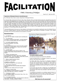 Facilitation Issue no 22 - May/June 2004