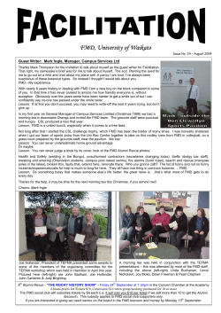 Facilitation Issue no 24 - August 2004