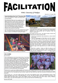 Facilitation Issue no 26 - October 2004