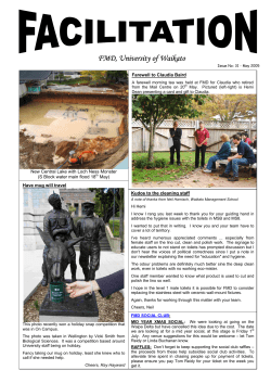 Facilitation Issue no 31 - May 2005