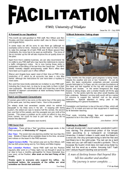 Facilitation Issue no 33 - July 2005