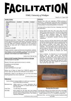 Facilitation Issue no 34 - August 2005