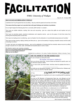 Facilitation Issue no 36 - October 2005