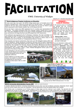 Facilitation Issue no 37 - November/December 2005