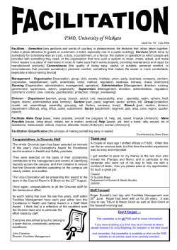 Facilitation Issue no 43 - July 2006