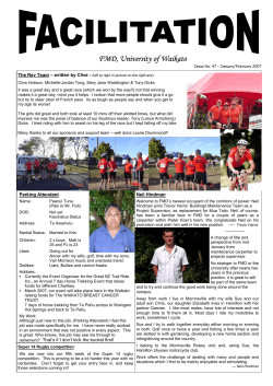 Facilitation Issue no 47 - January/February 2007