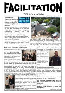 Facilitation Issue no 66 - November/December 2008