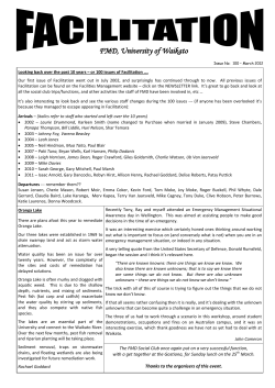 Facilitation Issue no 100 - March 2012