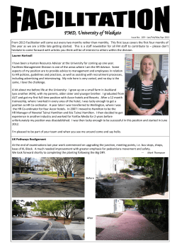 Facilitation Issue no 109 - January to April 2013