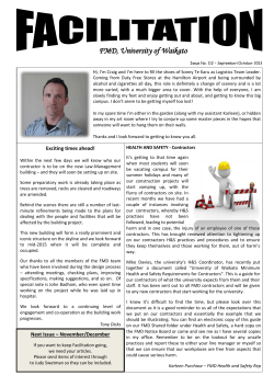 Facilitation Issue no 112 - September/October 2013
