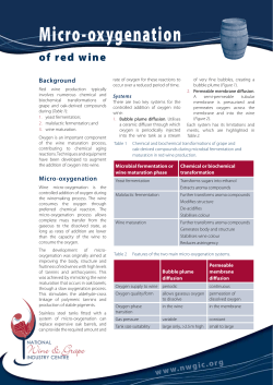 Fact Sheet 5 - Micro Oxygenation