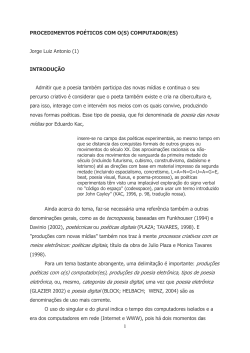 Procedimentos po ticos com o(s) computadores